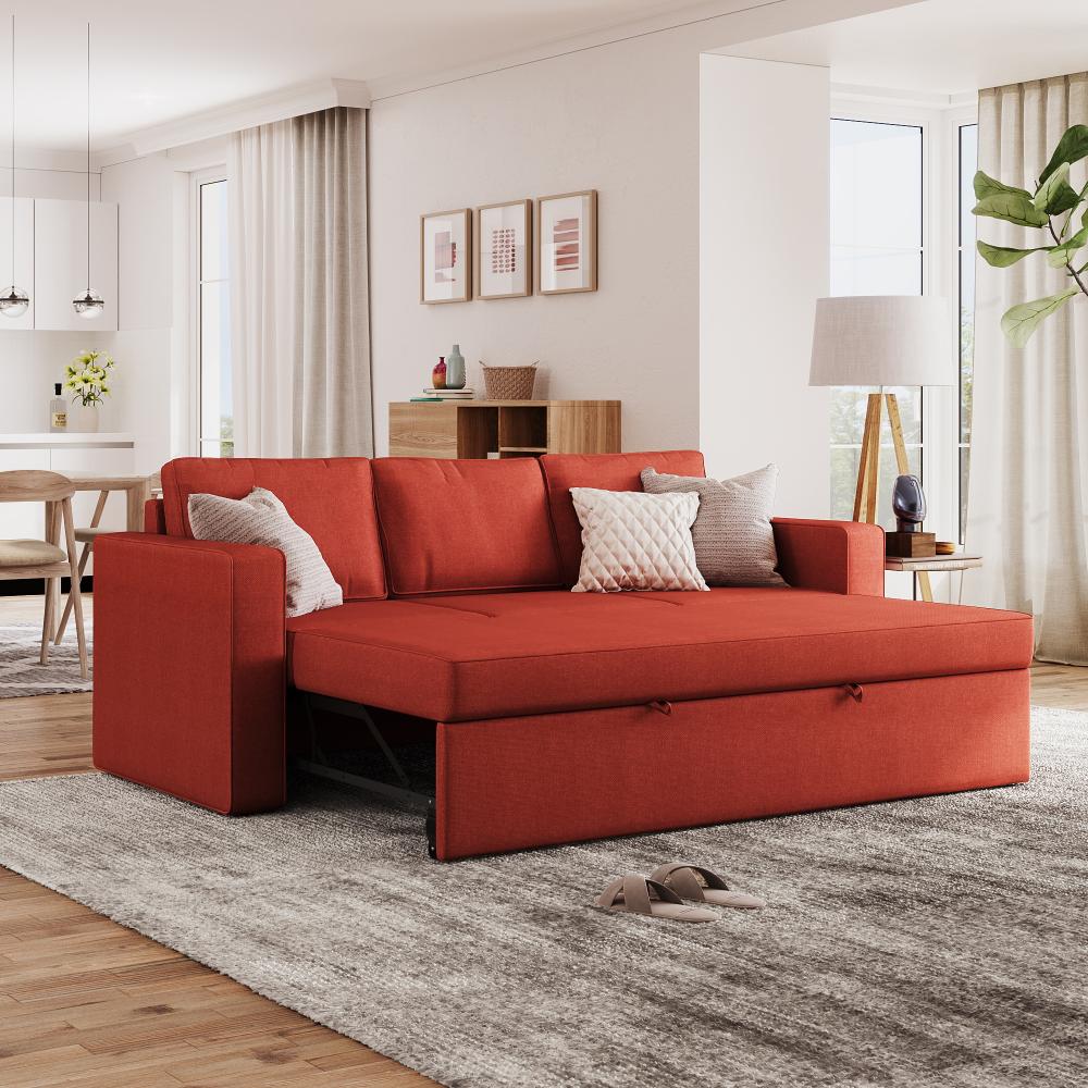 Wakefit Napper Convertible Three Seater Sofa Cum Bed Without Storage